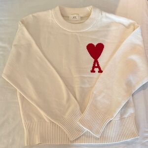 Men Ami Sweater White